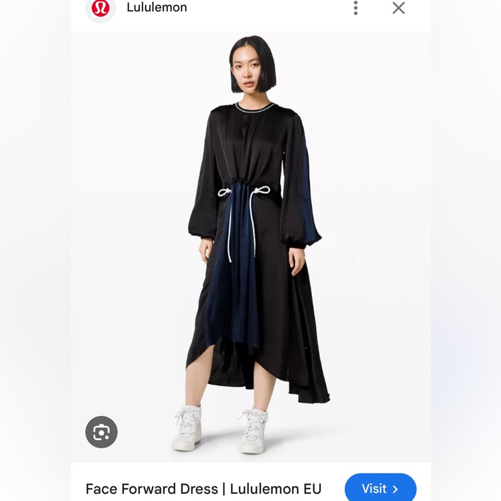 Super RARE NWT Lululemon x Roksanda Face Forward Dress Sz 4